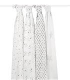 Aden & Anais baby swaddle Twinkle Swaddles set of 4, imported from the UK