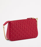 Bvlgari Serpenti Sugarloaf matelassé leather clutch bag (British brand)