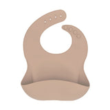 Superdrug BLW Essentials Silicone Bib Taupe Baby Feeding Bib- Buy online at McGrocer