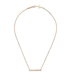 Chopard Ice Cube rose gold diamond necklace (British brand)