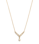 Harrods Jacquie Aiche Yellow Gold and Diamond Sophia Necklace- Buy online at McGrocer