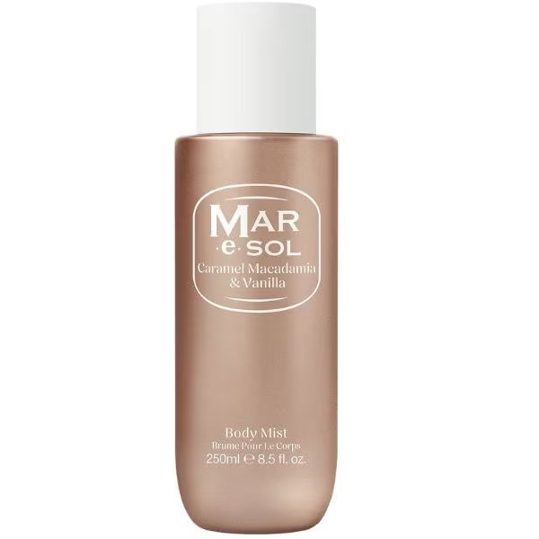 Mar E Sol Caramel Macadamia Body Mist 250ml, imported from the UK