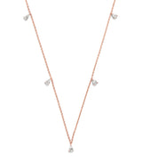 Harrods Harrods Rose Gold and Diamond Necklace (0.80ct)- Buy online at McGrocer