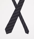 BOSS striped tie silk-cotton blend imported from the UK