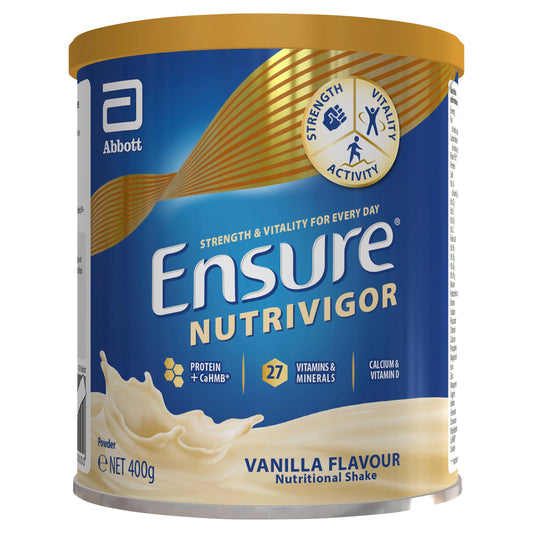 Ensure Nutrivigor Vanilla Flavour Nutritional Protein Shake Powder 400g
