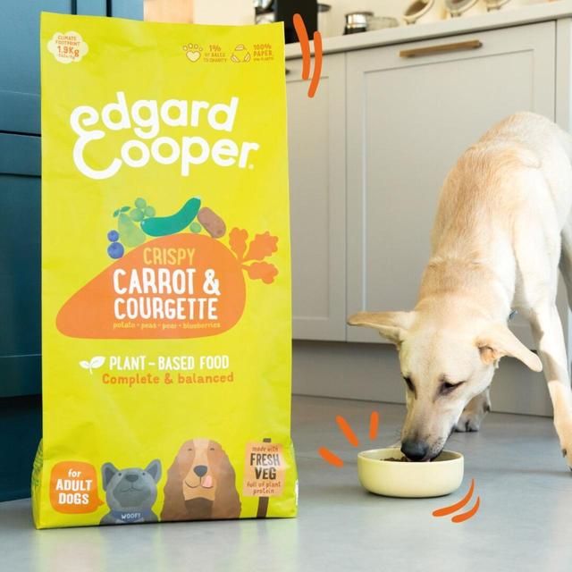 Edgard & Cooper Fresh Dog Dry Food Plant Based Adult Carrot & Courgette 2.5kg