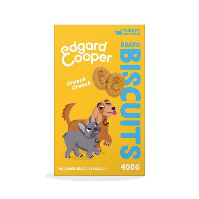 Edgard & Cooper Fresh Dog Treats Biscuits Turkey & Chicken 400g