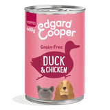 Edgard & Cooper Puppy Grain Free Wet Dog Food with Duck & Chicken 400g