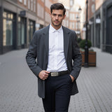 Livingandhome adjustable leather belt 130cm, imported from the UK