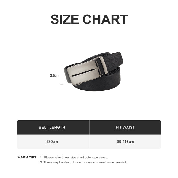 Livingandhome adjustable leather belt 130cm, imported from the UK