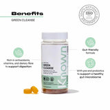 Known Nutrition Green Cleanse vegan gummies 60, imported from the UK