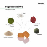 Known Nutrition Green Cleanse vegan gummies 60, imported from the UK