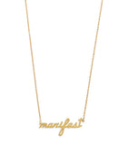 Jennifer Meyer yellow gold manifest necklace - British product