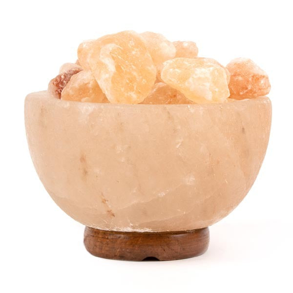 Myga Himalayan Fire Bowl Salt Lamp 3-5kg, imported from the UK