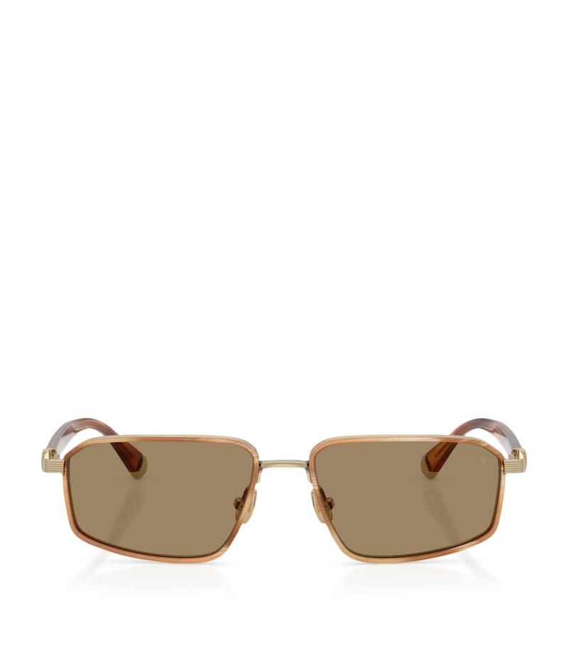 Brunello Cucinelli Rectangle Jarama sunglasses (British brand)