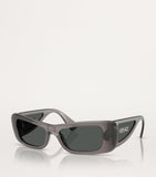 Versace VE4481 sunglasses in grey with shiny grey lenses (British brand)