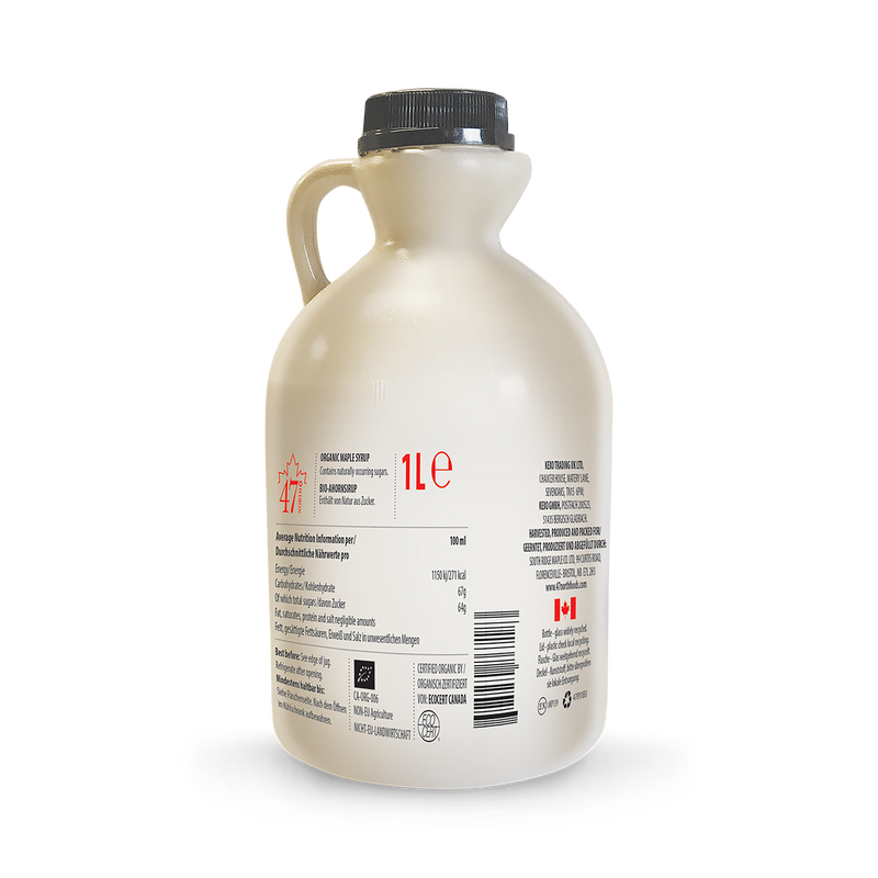 47° North Canadian maple syrup Grade A Dark Robust 1l - British product