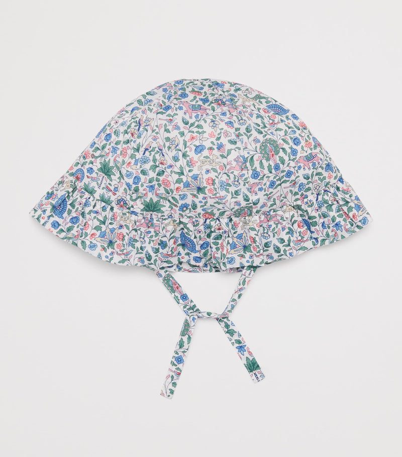 Tartine et Chocolat Liberty print floral baby bonnet (British brand)