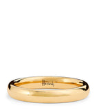 Harrods 18kt yellow gold ring 3mm band, UK version