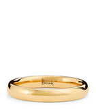 Harrods 18kt yellow gold ring 3mm band, UK version