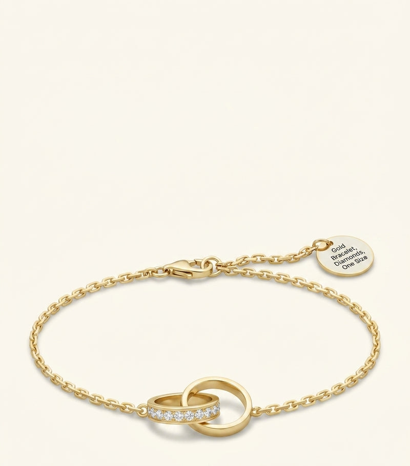 Cartier LOVE diamond bracelet in yellow gold 18kt, UK version