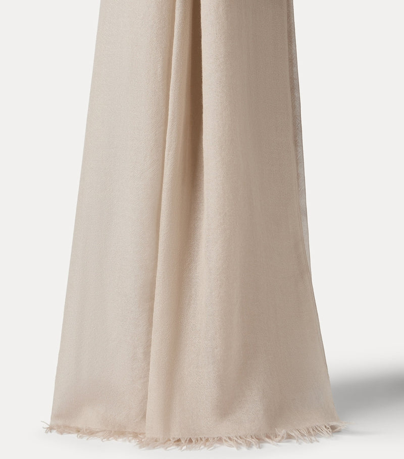 Brunello Cucinelli cashmere-silk scarf 200cm x 100cm (British brand)