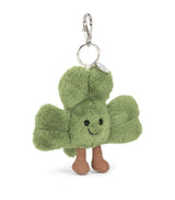 Harrods Shamrock Bag Charm with Ultra-Plush Material and Corduroy Boots 16cm- Buy online at McGrocer