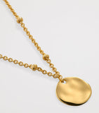 Monica Vinader gold vermeil disc chain necklace - British product