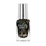 Barry M glittereffekt neglelakk svart slips