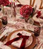 Maison Margaux Burgundy Dappled Tumblers set of 4, imported from the UK