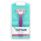Superdrug Curve 5 Blade System Razor GOODS Superdrug