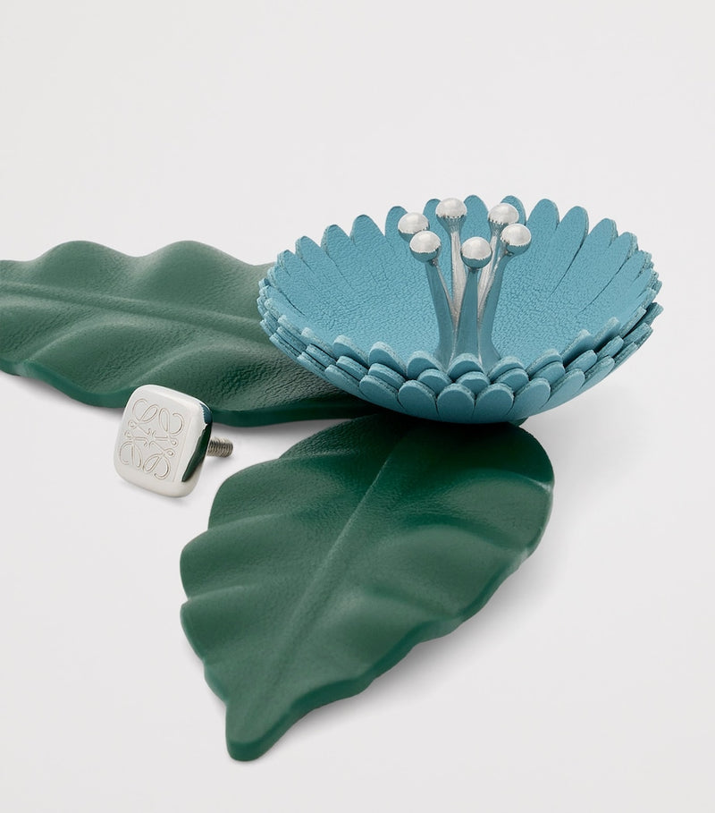 LOEWE leather flower pin from Paula's Ibiza collection, UK version