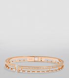Marli New York medium rose gold and diamond bangle, UK version