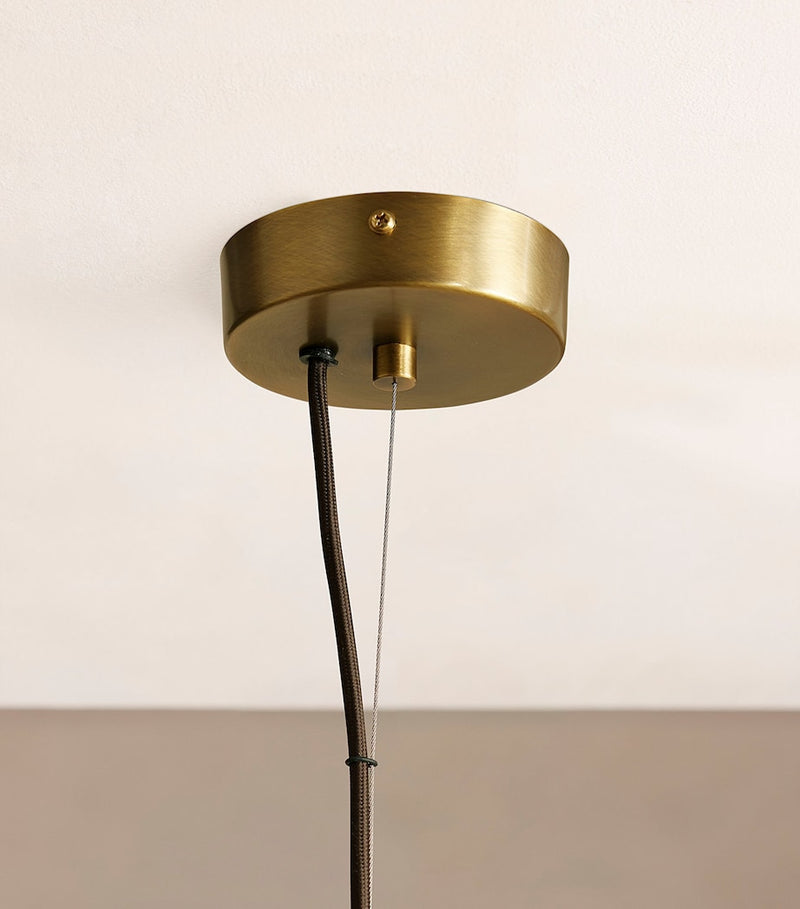 Soho Home Maris pendant light with linen shade - British product