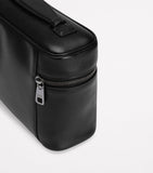 Dolce&Gabbana leather logo plaque toiletry bag - British product