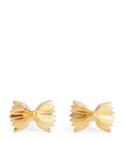 Harrods Babette Wasserman Gold-Plated Farfalle Cufflinks- Buy online at McGrocer