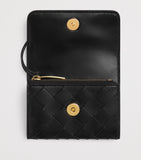 Bottega Veneta Small Andiamo envelope card holder Intrecciato weave (British brand)