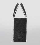 LOEWE Font woven raffia tote bag large (British brand)