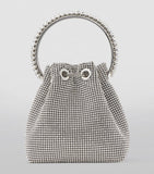 Jimmy Choo Bon Bon top-handle bag crystal handle, imported from the UK