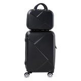 Superdrug Livingandhome 2-Piece Lightweight ABS Hard Shell Suitcase Set - 20 Inch Main and 14 Inch Carry-On- Buy online at McGrocer