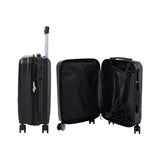 Livingandhome 2pcs ABS hard shell suitcase set 20in and 14in - British product