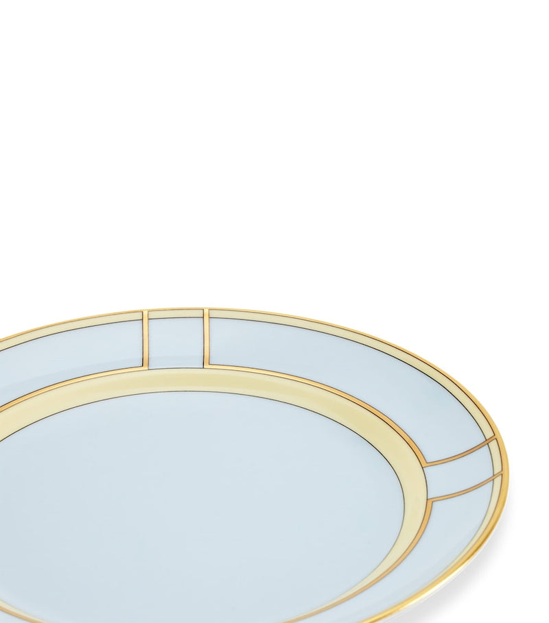 Ginori 1735 Colonna Diva Celeste porcelain dessert plate 20cm (British brand)