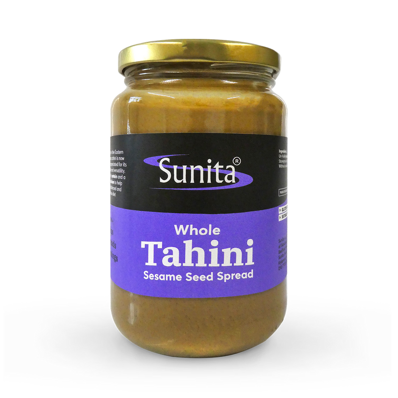 Sunita whole tahini creamed sesame 340g, imported from the UK