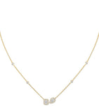 Messika My Twin yellow gold diamond necklace 0.30ct (British brand)