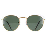 Ray-Ban RB3637 New Round gold unisex sunglasses - British product