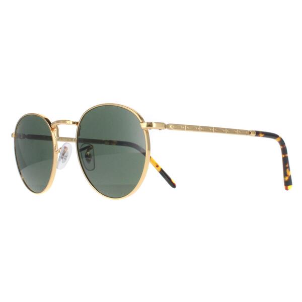 Ray-Ban RB3637 New Round gold unisex sunglasses - British product