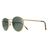 Ray-Ban RB3637 New Round gold unisex sunglasses - British product