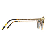 Ray-Ban RB3637 New Round gold unisex sunglasses - British product