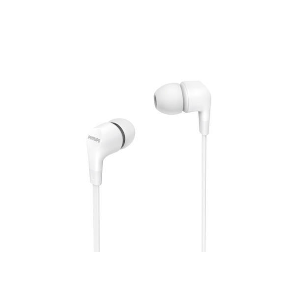 Philips TAE1105 In-Ear-Kopfhörer mit Kabel, Weiß, UK-Version