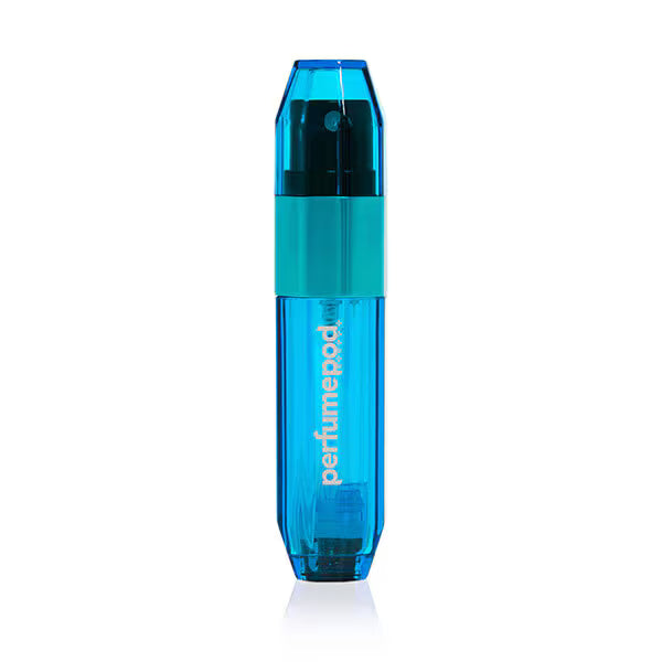 Perfume Pod travel atomiser ice blue 5ml, imported from the UK